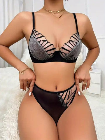 Black Temptation Mesh Set