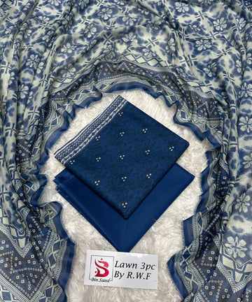 Bin Saeed Printed 3pc