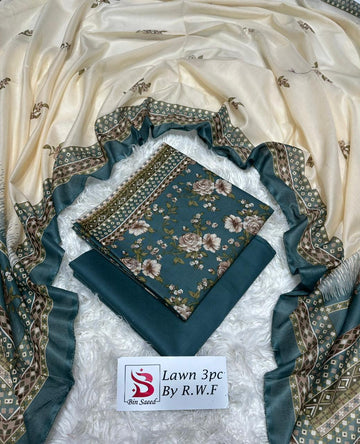 Bin Saeed Printed 3pc