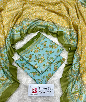 Bin Saeed Printed 3pc