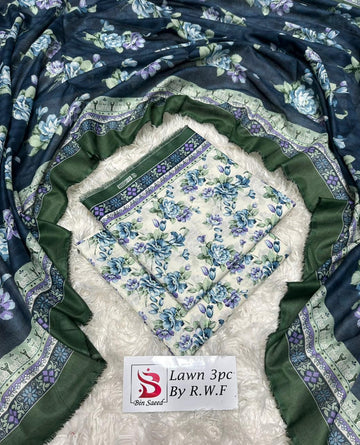 Bin Saeed Printed 3pc