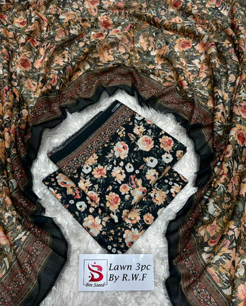 Bin Saeed Printed 3pc