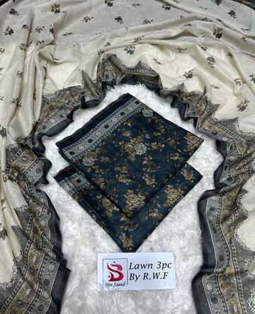 Bin Saeed Printed 3pc