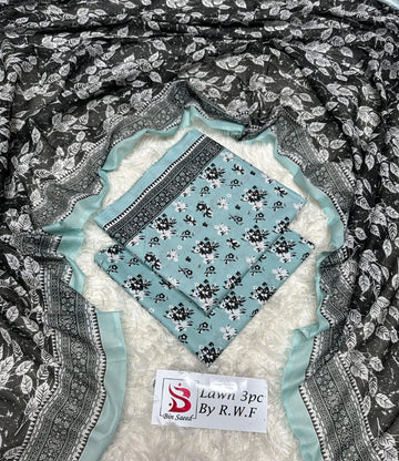 Bin Saeed Printed 3pc