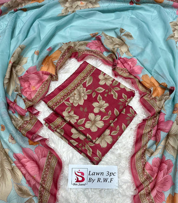 Bin Saeed Printed 3pc