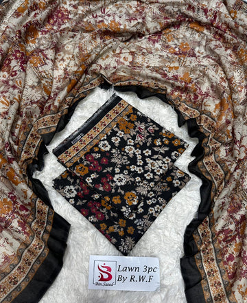 Bin Saeed Printed 3pc