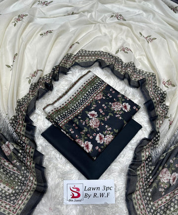 Bin Saeed Printed 3pc