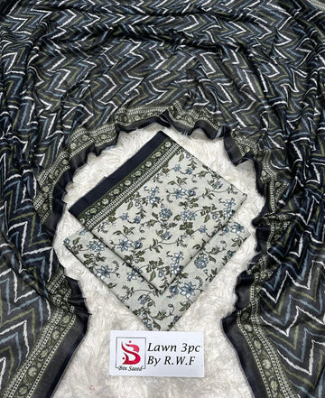 Bin Saeed Printed 3pc