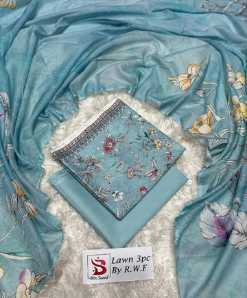 Bin Saeed Printed 3pc