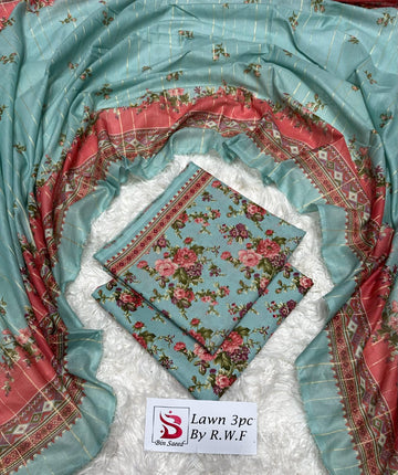 Bin Saeed Printed 3pc