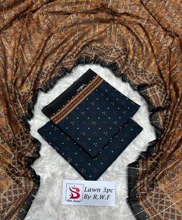 Bin Saeed Printed 3pc