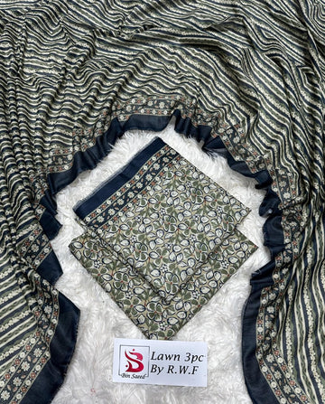 Bin Saeed Printed 3pc